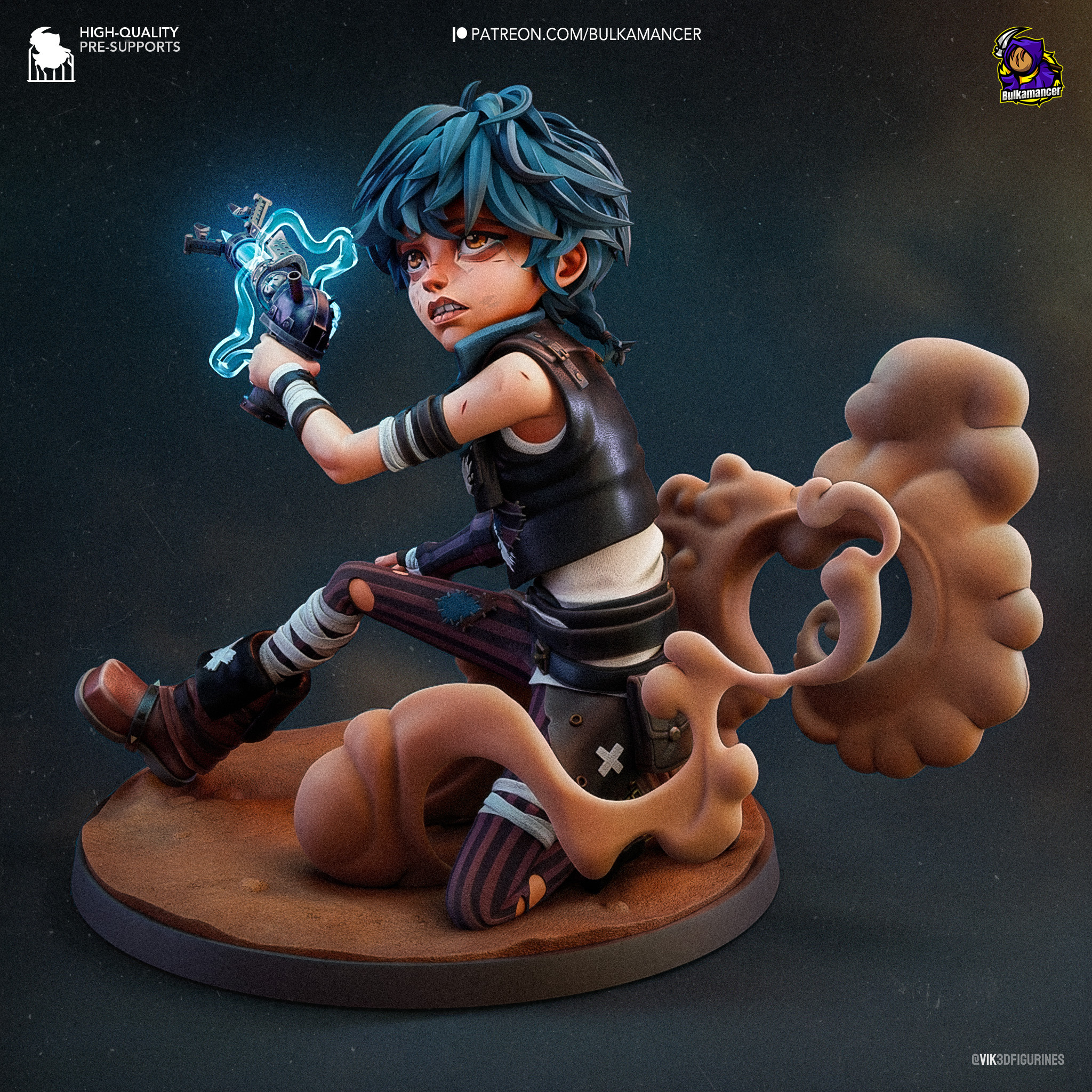 Baby Jinx - High Detailed 16K 3D Printed Figure - Imagen 7