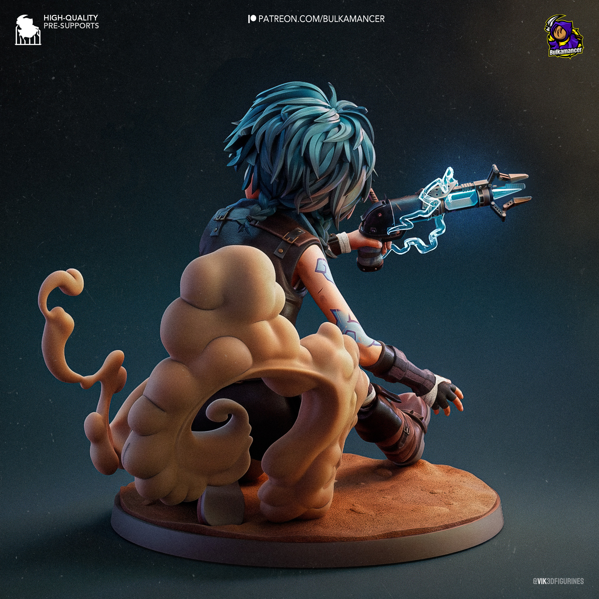 Baby Jinx - High Detailed 16K 3D Printed Figure - Imagen 8