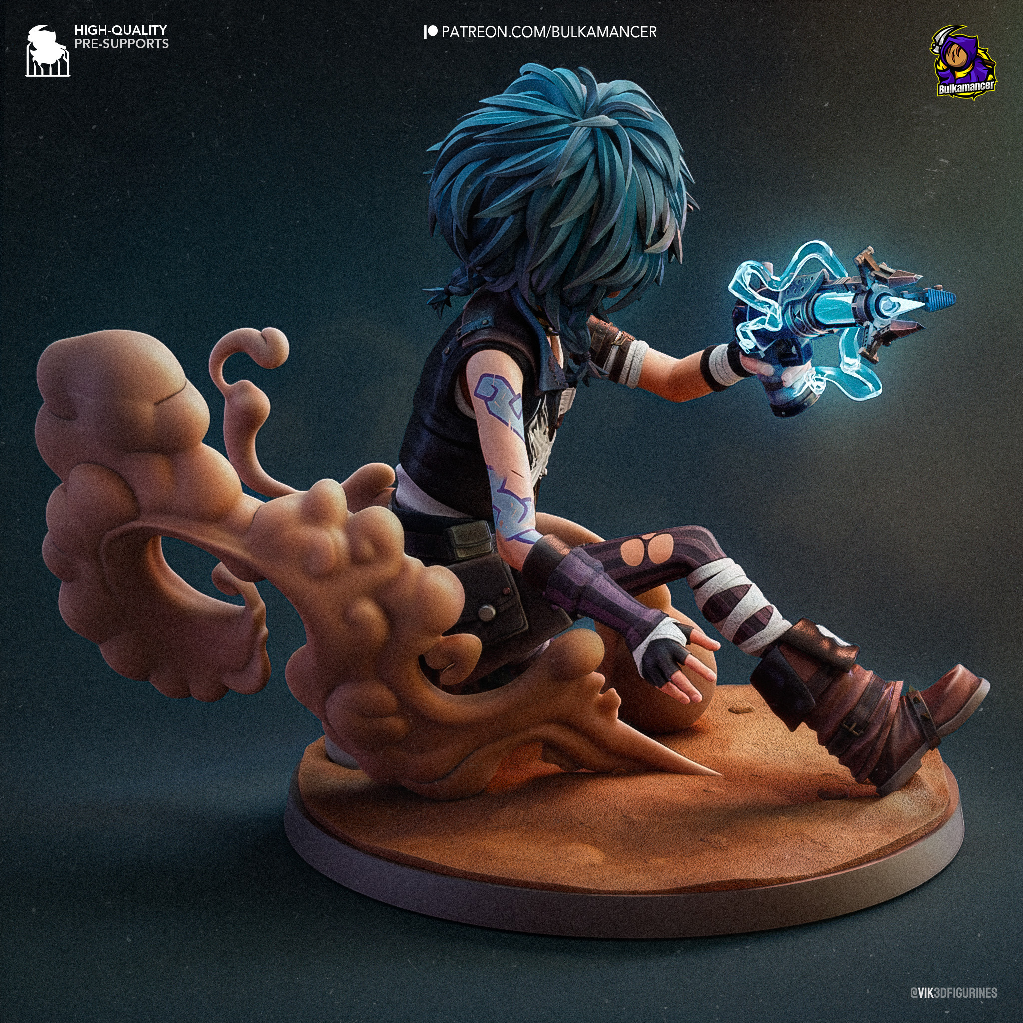 Baby Jinx - High Detailed 16K 3D Printed Figure - Imagen 9