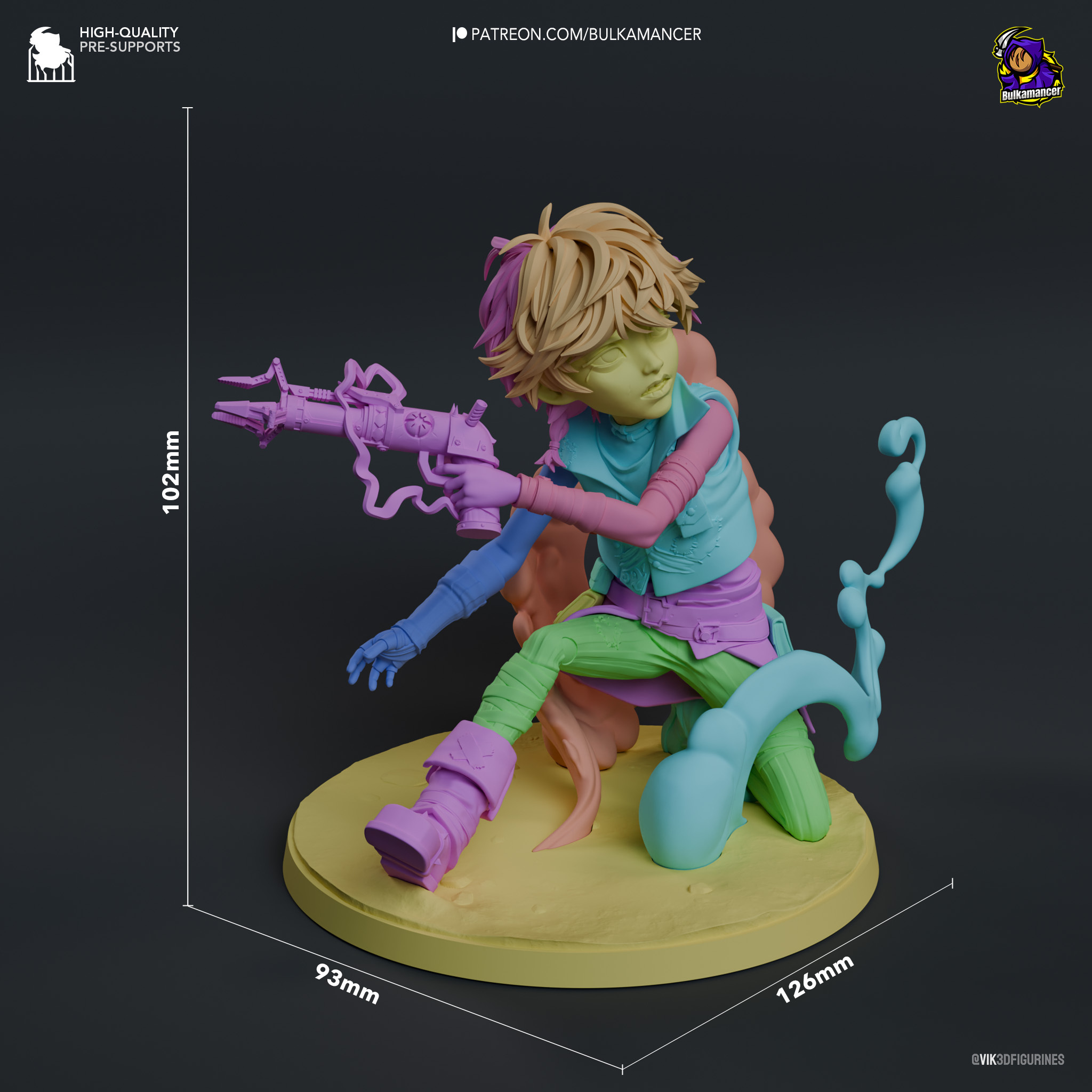 Baby Jinx - High Detailed 16K 3D Printed Figure - Imagen 10