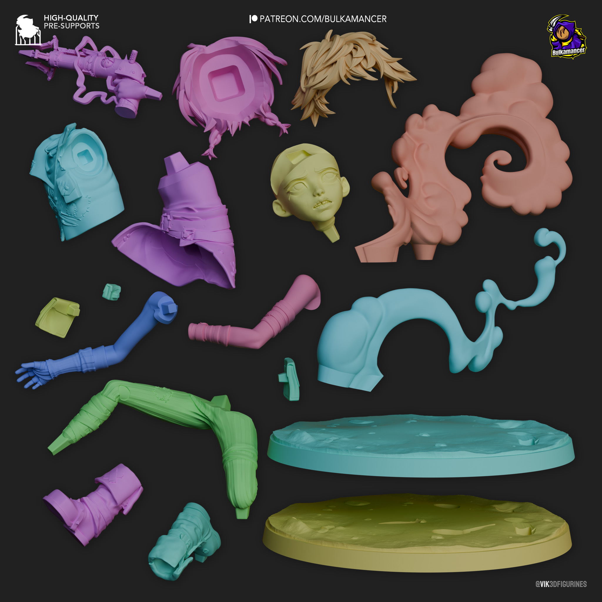 Baby Jinx - High Detailed 16K 3D Printed Figure - Imagen 11