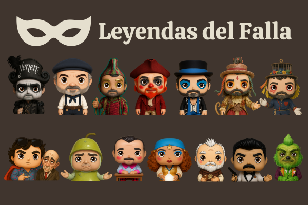 Pack 14 Figuras Comparsas + Chirigotas COLECCIÓN LEYENDAS DEL FALLA - ¡Llévate 14 figuras y paga solo 12!