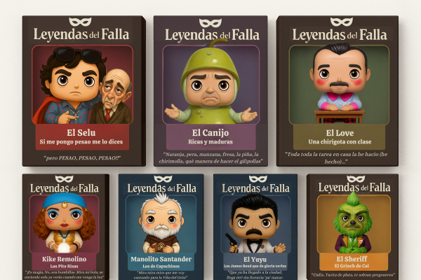 Pack 7 Figuras Chirigotas COLECCIÓN LEYENDAS DEL FALLA - ¡Llévate 7 figuras y paga solo 6!