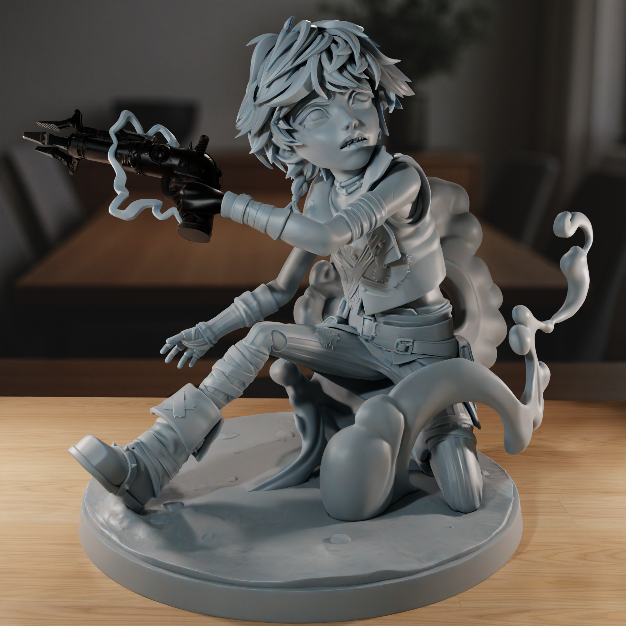 Baby Jinx - High Detailed 16K 3D Printed Figure - Imagen 5
