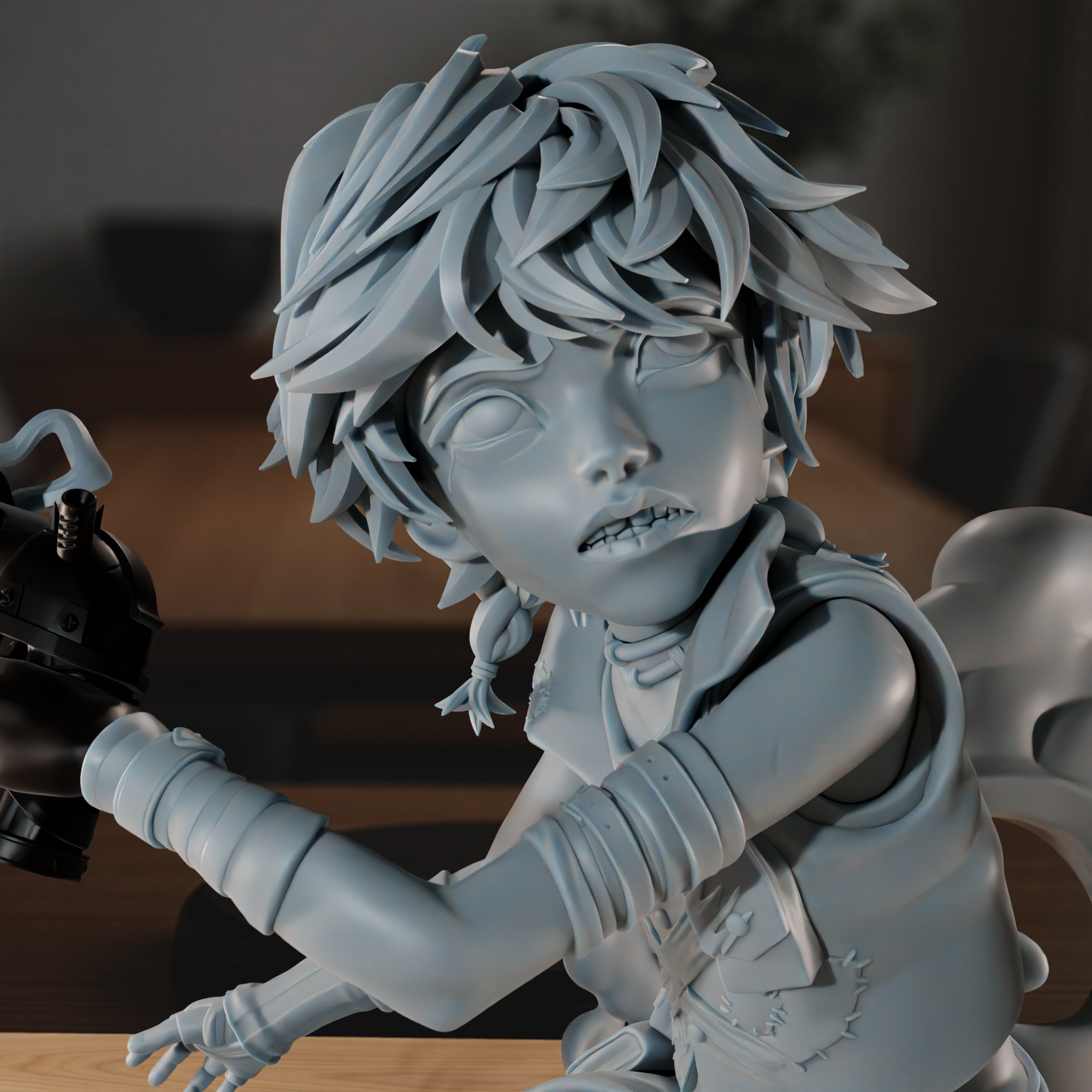 Baby Jinx - High Detailed 16K 3D Printed Figure - Imagen 4