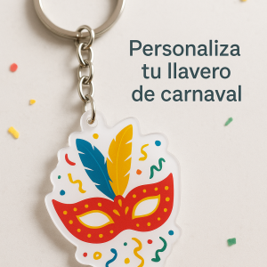 Llavero Personalizado de Carnaval – Tu Diseño, Tu Fiesta