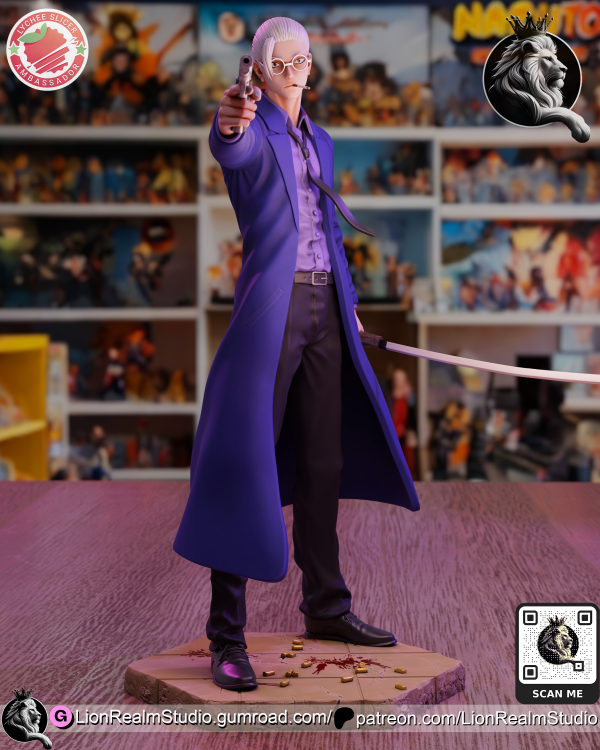 The Strongest Hitman - High Detailed 16K 3D Printed Figure - Imagen 9