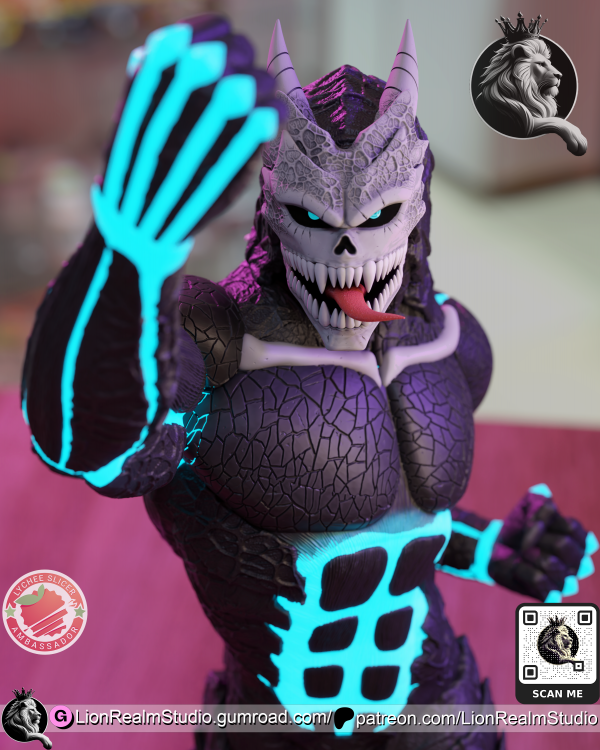 Kaiju Nº 8 - High Detailed 16K 3D Printed Figure - Imagen 13