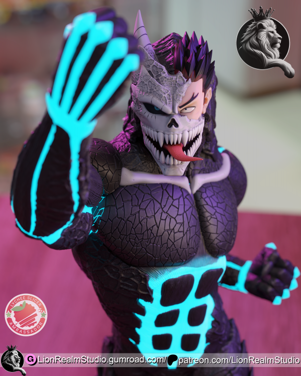 Kaiju Nº 8 - High Detailed 16K 3D Printed Figure - Imagen 11