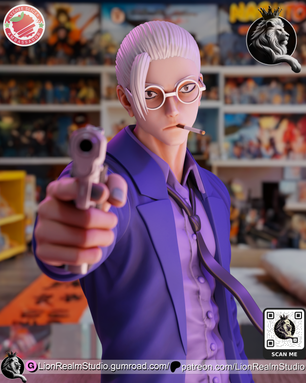 The Strongest Hitman - High Detailed 16K 3D Printed Figure - Imagen 8