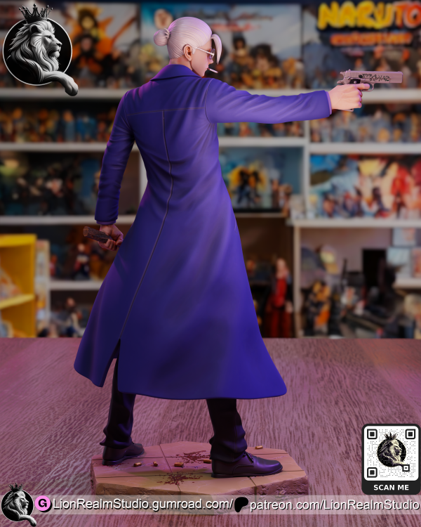 The Strongest Hitman - High Detailed 16K 3D Printed Figure - Imagen 11