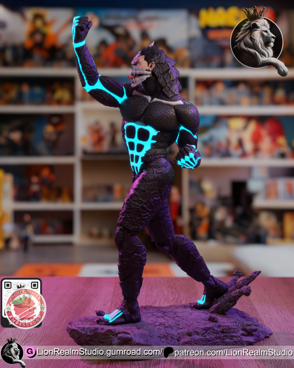 Kaiju Nº 8 - High Detailed 16K 3D Printed Figure - Imagen 10