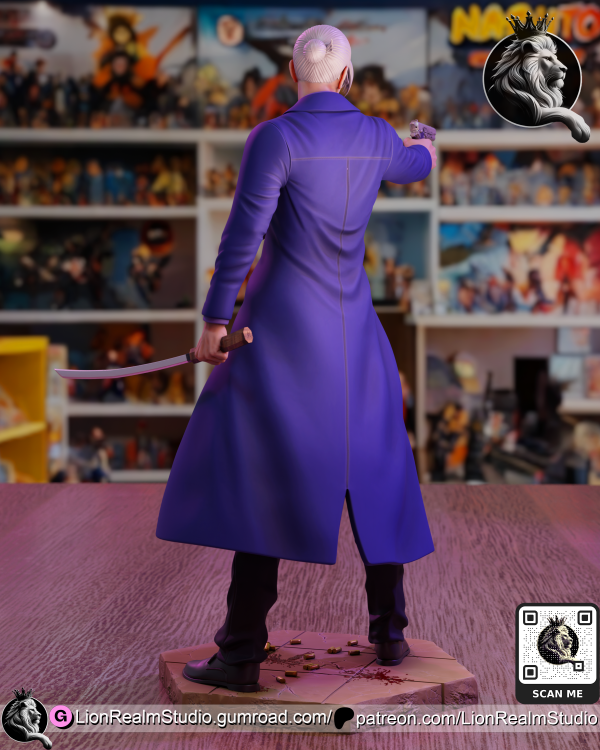 The Strongest Hitman - High Detailed 16K 3D Printed Figure - Imagen 12