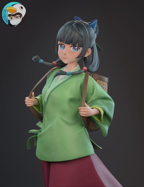 The Girl from the Red-Light District - High Detailed 16K 3D Printed Figure - Imagen 10