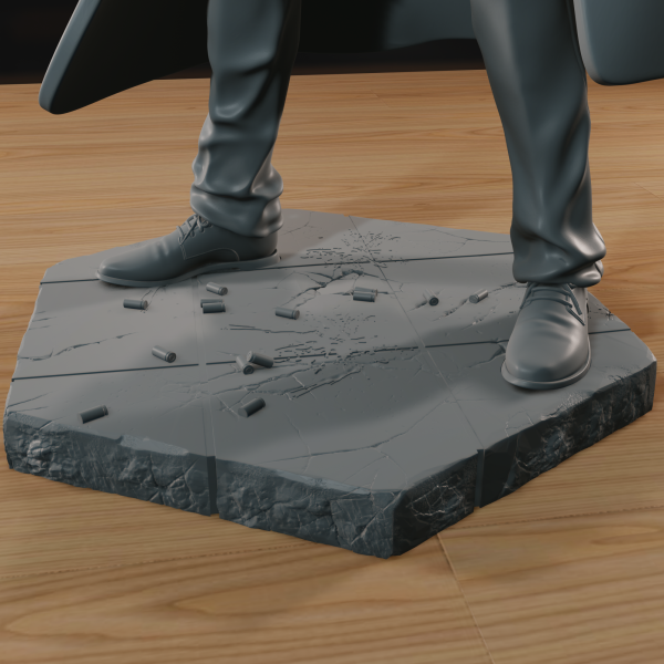 The Strongest Hitman - High Detailed 16K 3D Printed Figure - Imagen 5