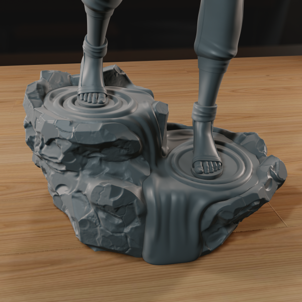 Byakugan Princess - High Detailed 16K 3D Printed Figure - Imagen 5