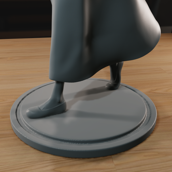 The Girl from the Red-Light District - High Detailed 16K 3D Printed Figure - Imagen 5