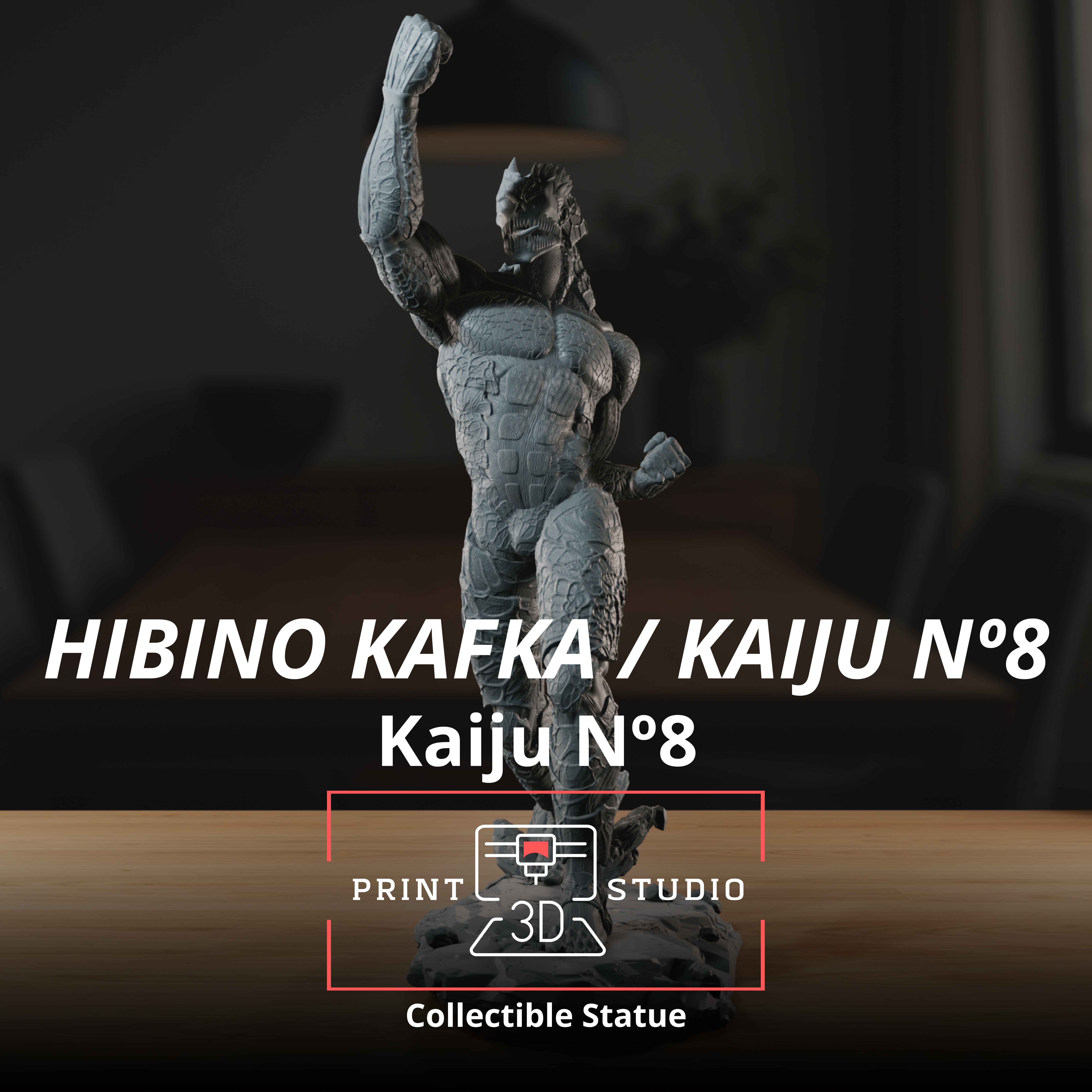 Kaiju Nº 8 - High Detailed 16K 3D Printed Figure