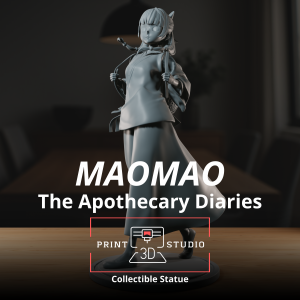 The Girl from the Red-Light District - High Detailed 16K 3D Printed Figure