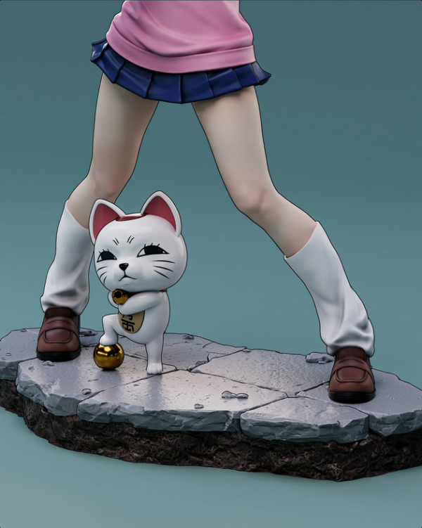 Momo-chan - High Detailed 16K 3D Printed Figure - Imagen 10