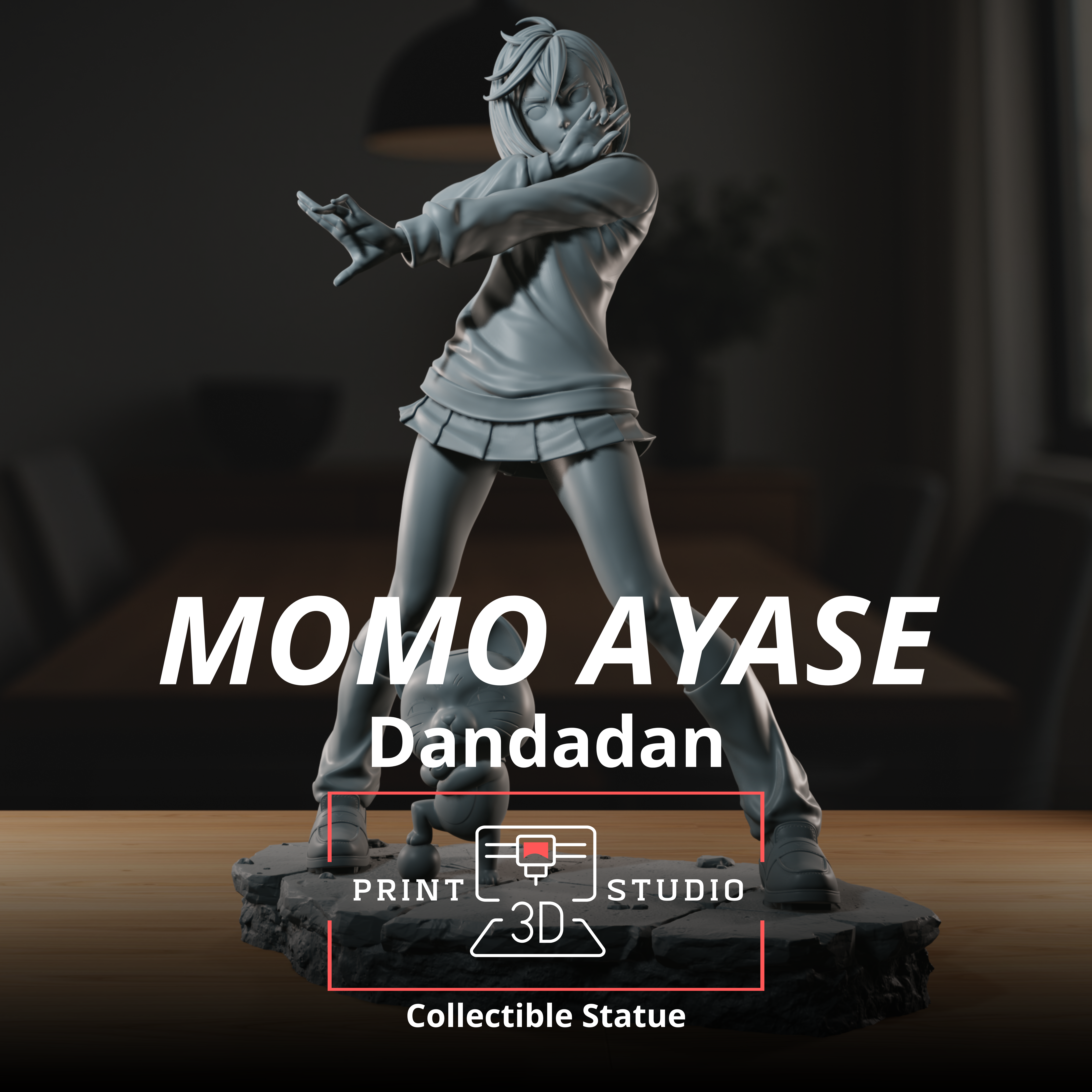 Momo-chan - High Detailed 16K 3D Printed Figure