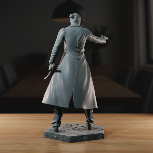 The Strongest Hitman - High Detailed 16K 3D Printed Figure - Imagen 3