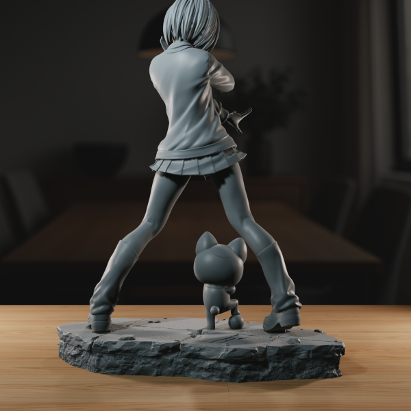 Momo-chan - High Detailed 16K 3D Printed Figure - Imagen 3