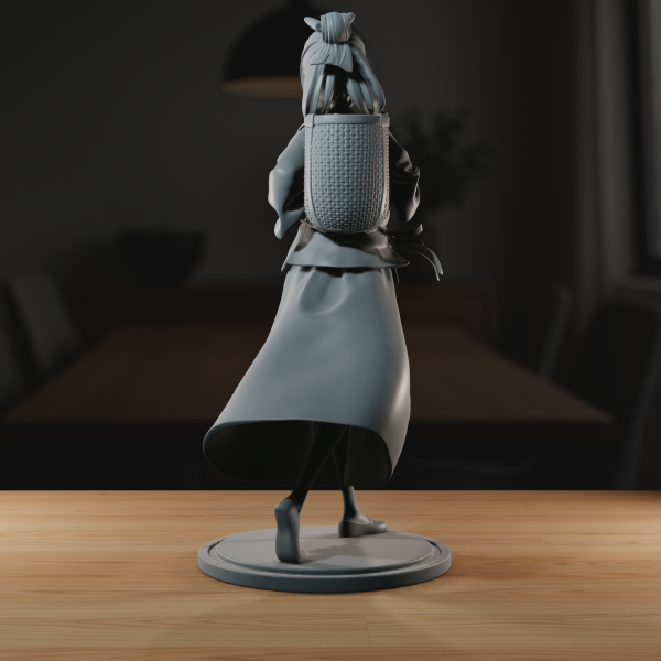 The Girl from the Red-Light District - High Detailed 16K 3D Printed Figure - Imagen 3