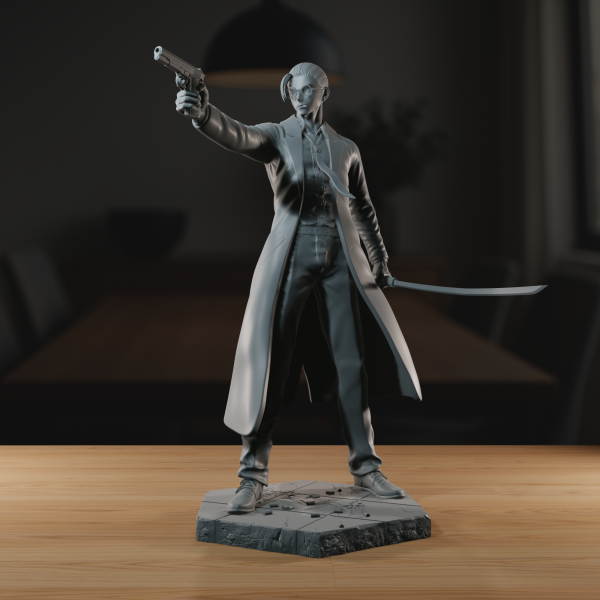 The Strongest Hitman - High Detailed 16K 3D Printed Figure - Imagen 2