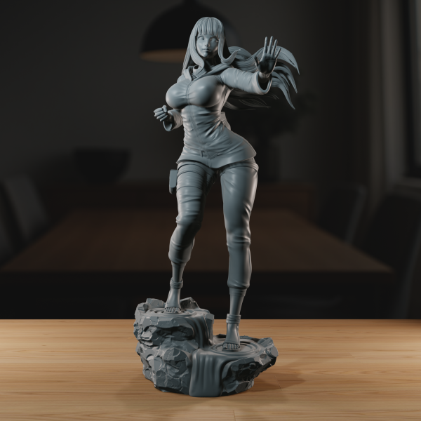 Byakugan Princess - High Detailed 16K 3D Printed Figure - Imagen 2