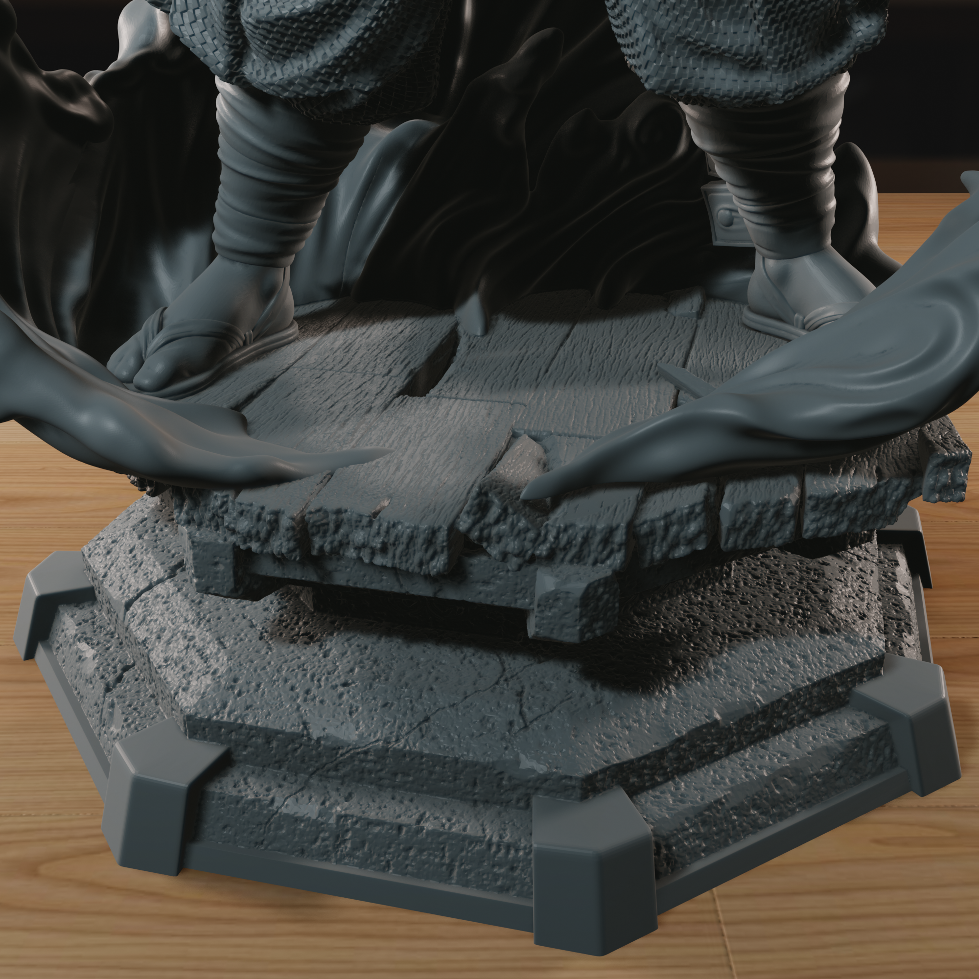 The Water and Flame User - High Detailed 16K 3D Printed Figure - Imagen 5