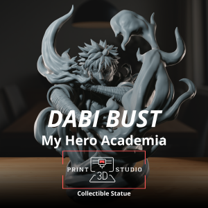 Blue Flame - High Detailed 16K 3D Printed Figure