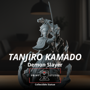 The Water and Flame User - High Detailed 16K 3D Printed Figure