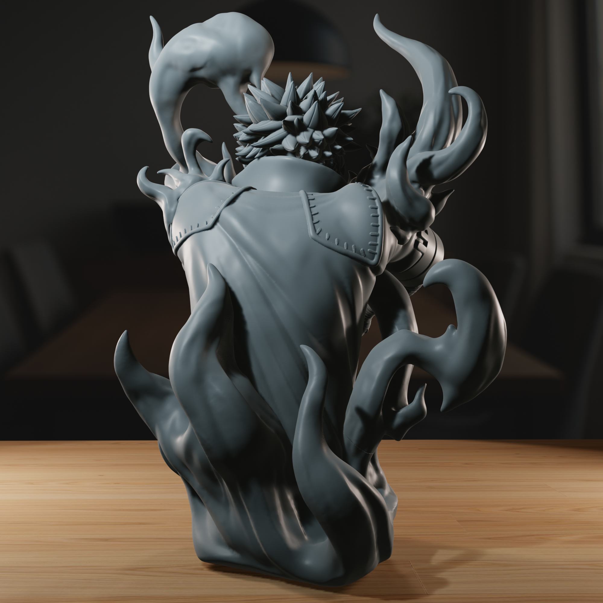 Blue Flame - High Detailed 16K 3D Printed Figure - Imagen 3