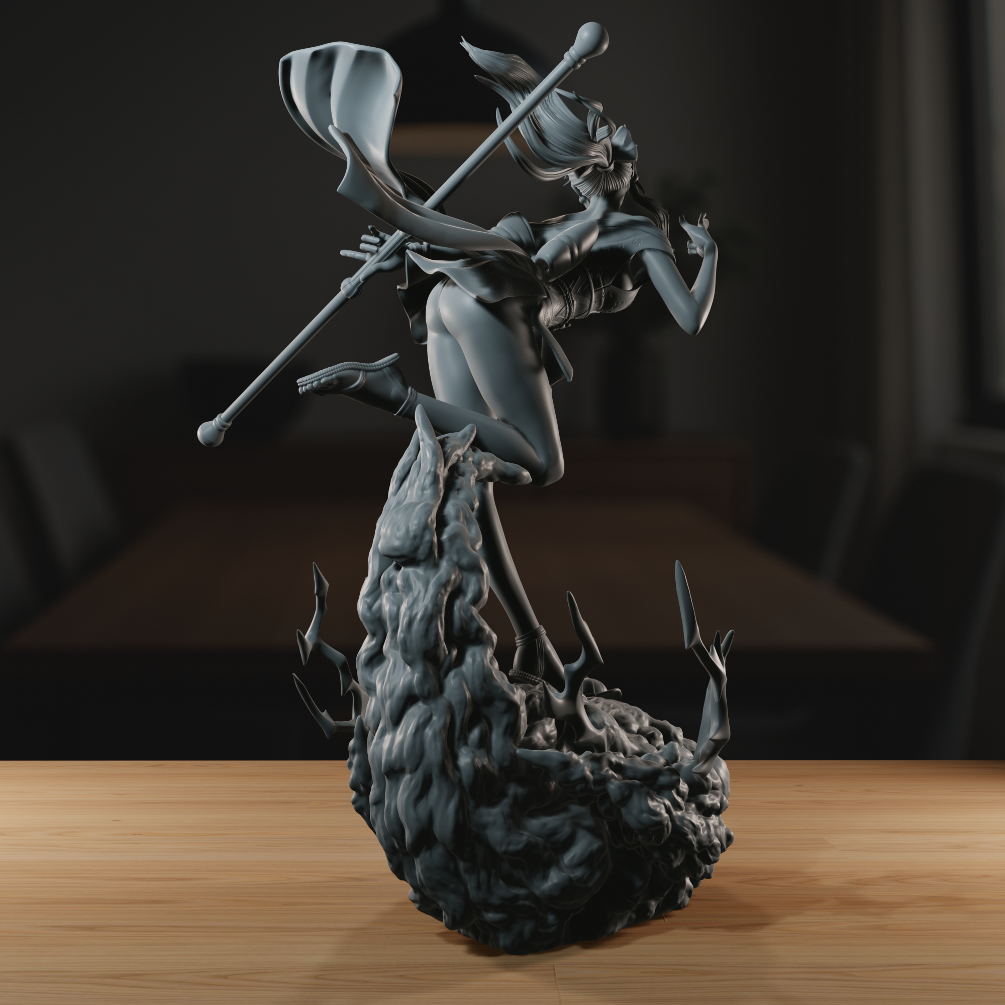 The Cat Burglar - High Detailed 16K 3D Printed Figure - Imagen 3