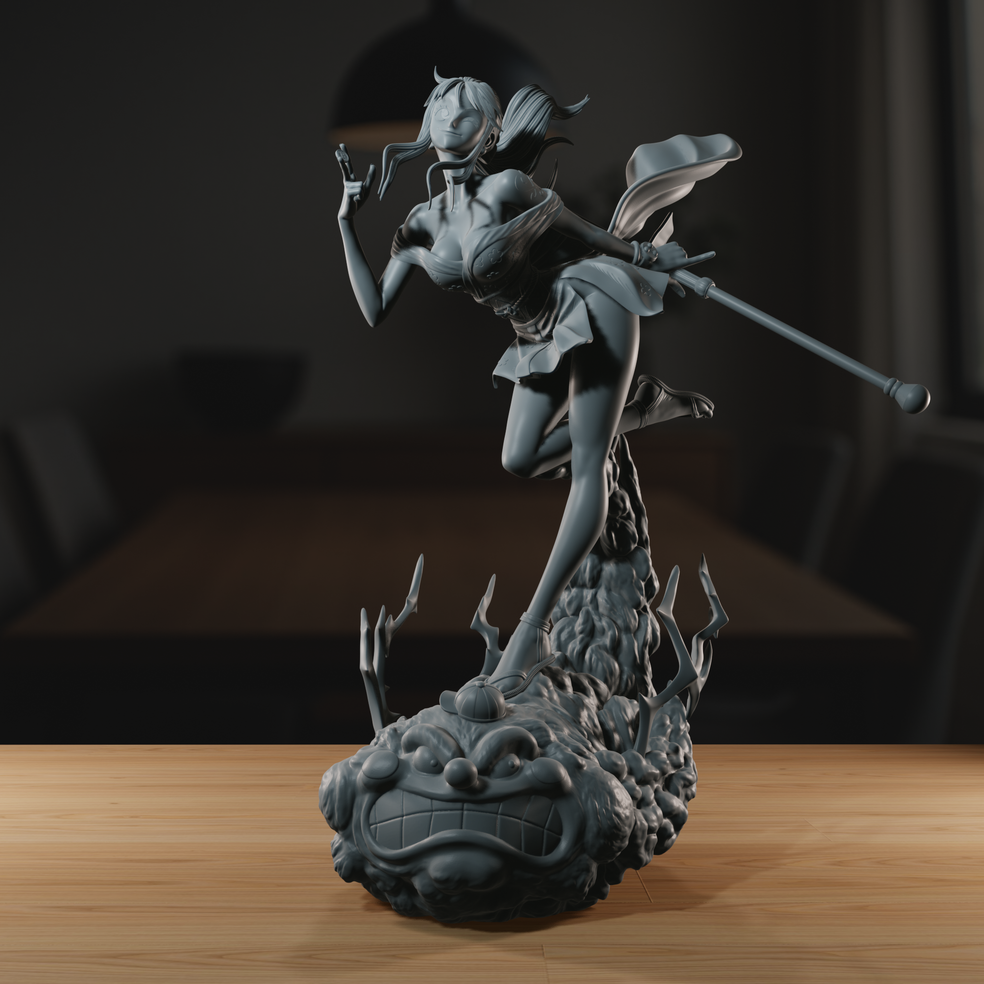 The Cat Burglar - High Detailed 16K 3D Printed Figure - Imagen 2