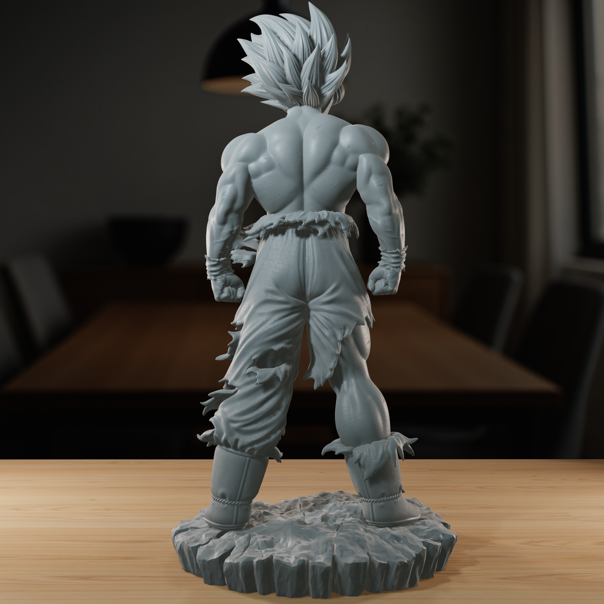 Kakarotto - High Detailed 16K 3D Printed Figure - Imagen 3