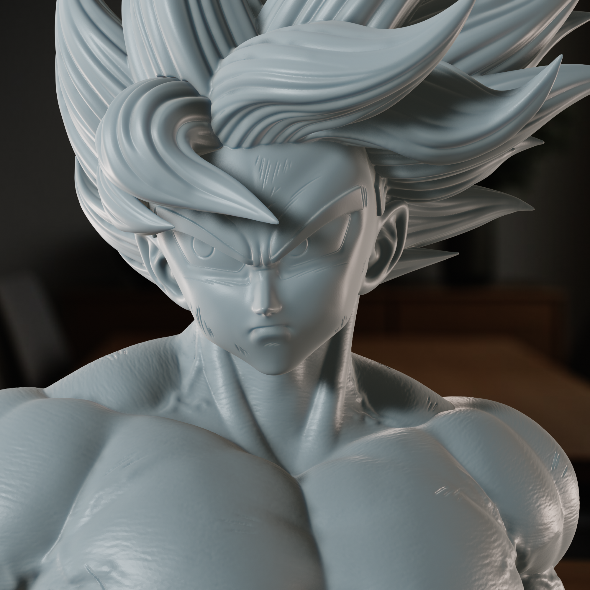 Kakarotto - High Detailed 16K 3D Printed Figure - Imagen 4