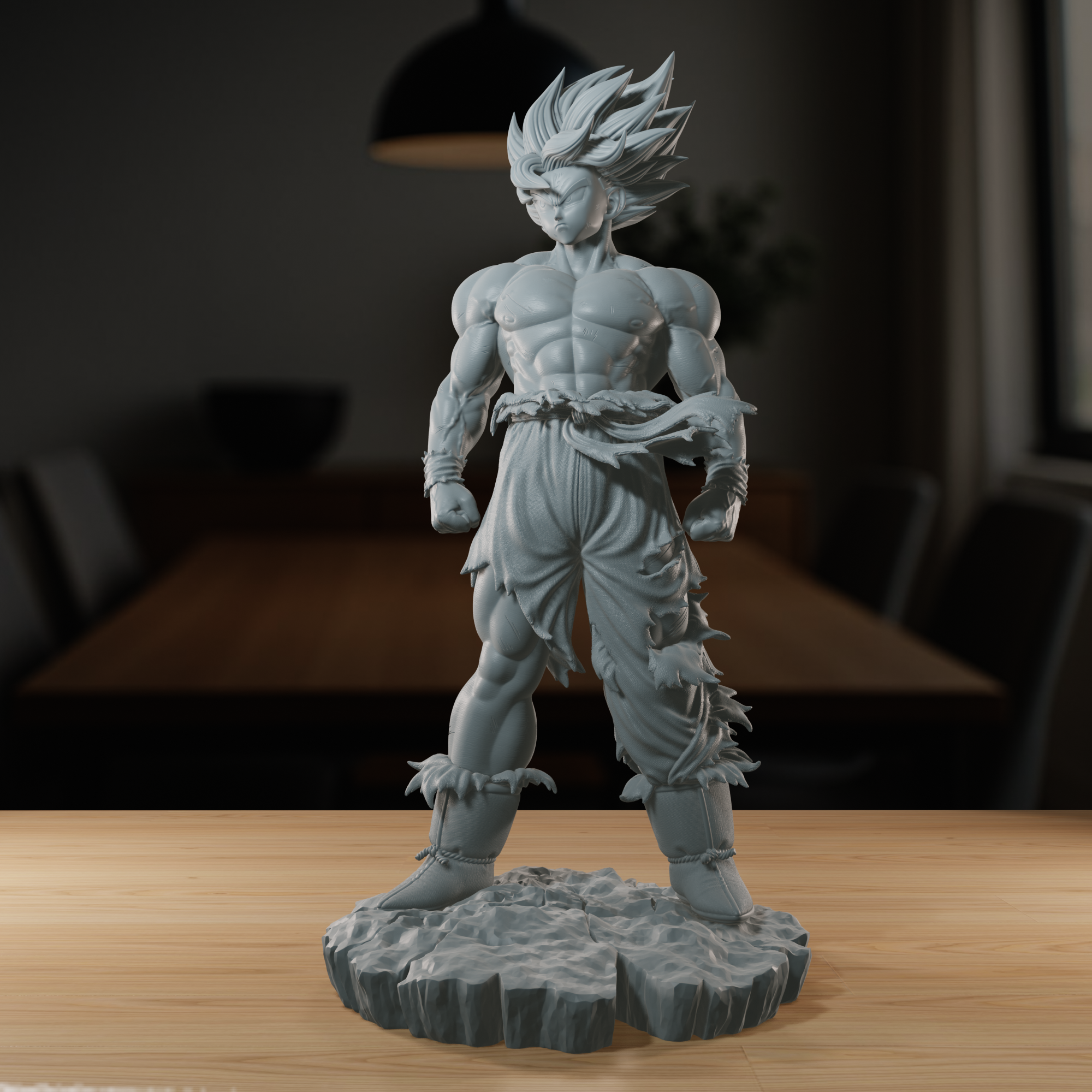 Kakarotto - High Detailed 16K 3D Printed Figure - Imagen 2