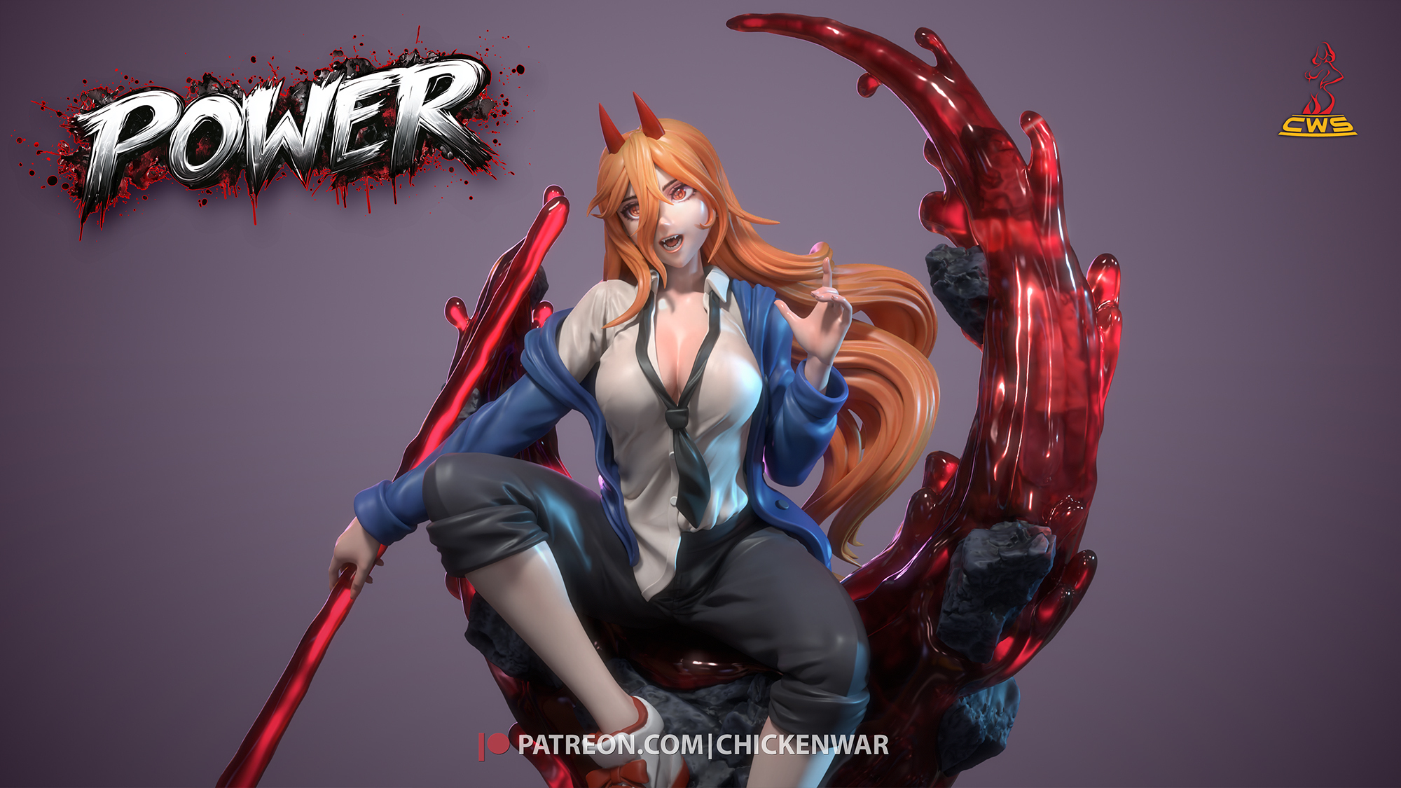 The Blood Fiend - High Detailed 16K 3D Printed Figure - Imagen 7