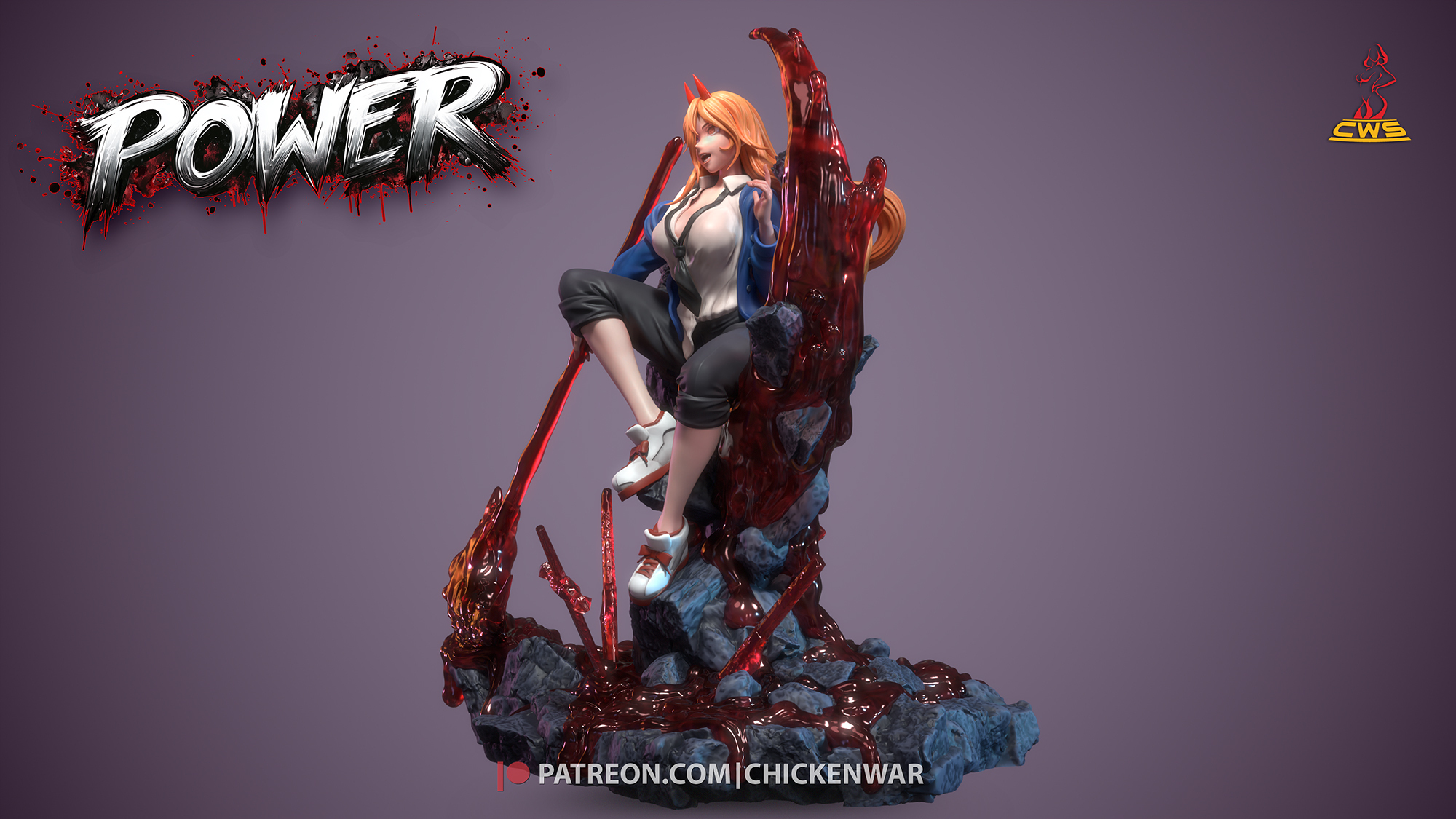 The Blood Fiend - High Detailed 16K 3D Printed Figure - Imagen 9