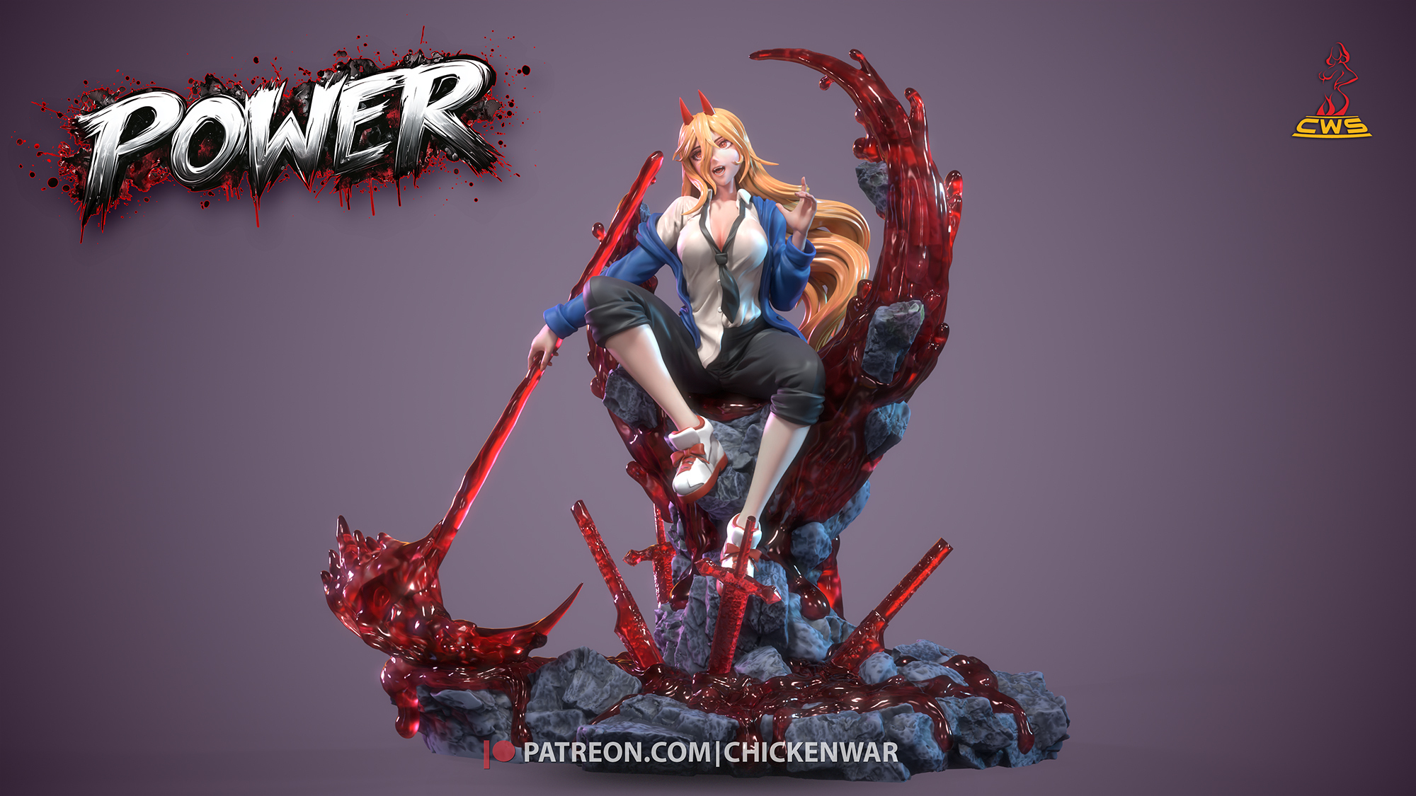 The Blood Fiend - High Detailed 16K 3D Printed Figure - Imagen 12