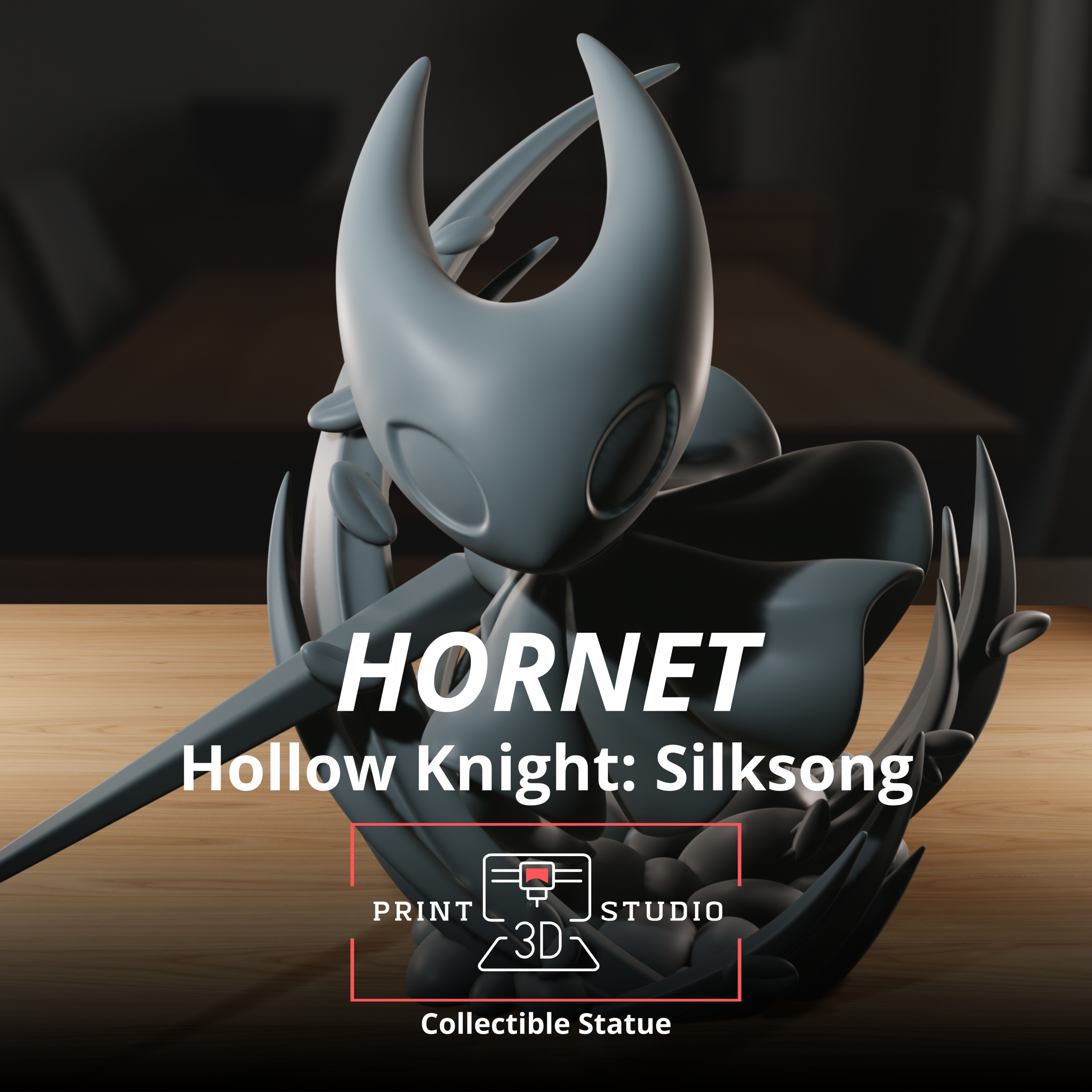 The Protector of Hallownest - High Detailed 16K 3D Printed Figure