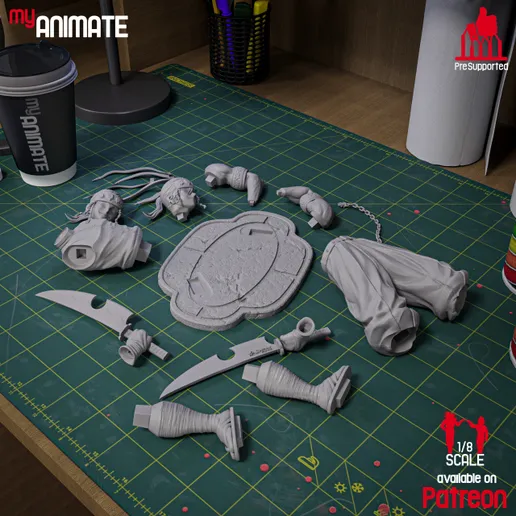 The Sound Hashira-High Detailed 16K 3D Printed Figure - Imagen 9