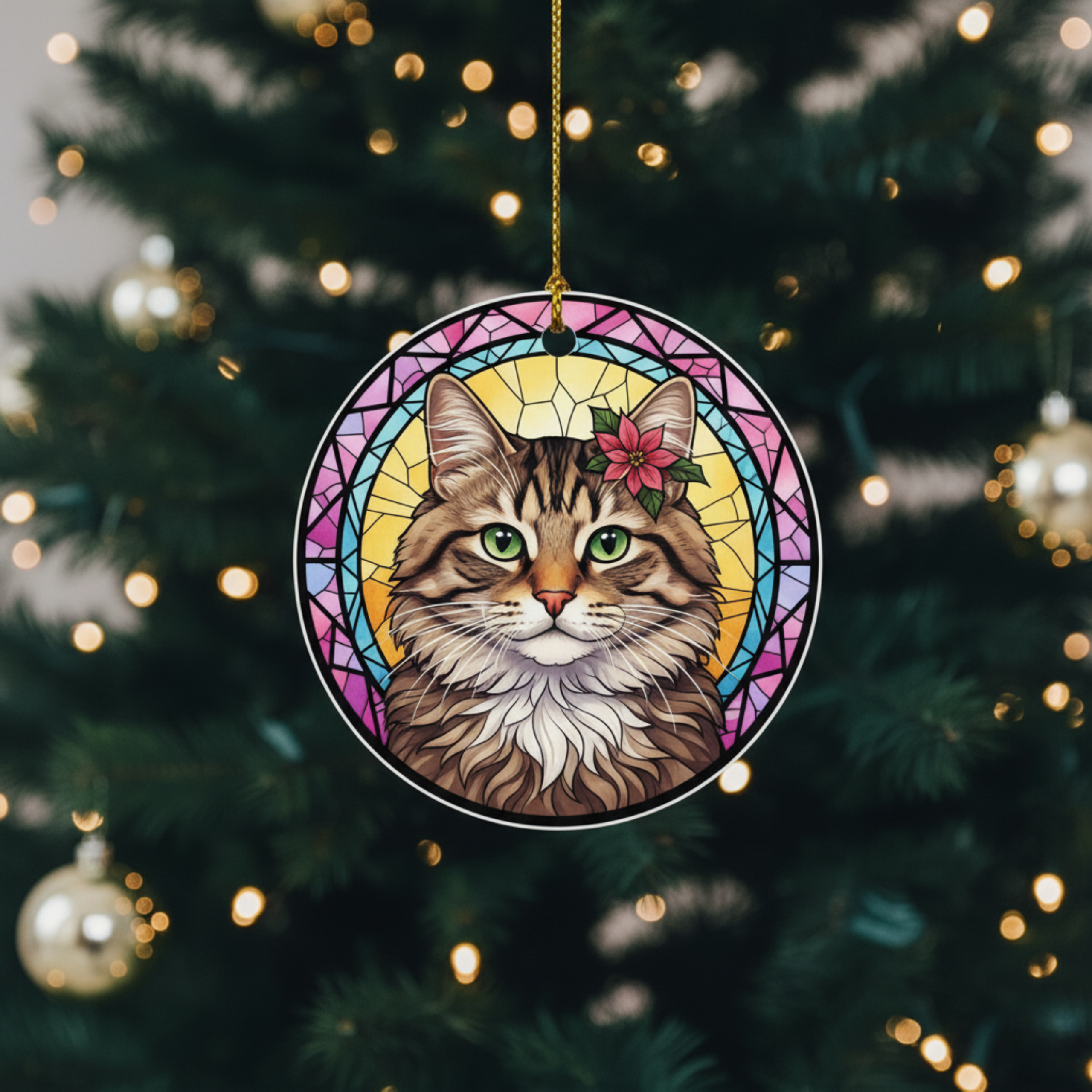 Bola de Navidad Metacrilato - Modelo: "Vidriera" - Imagen 2