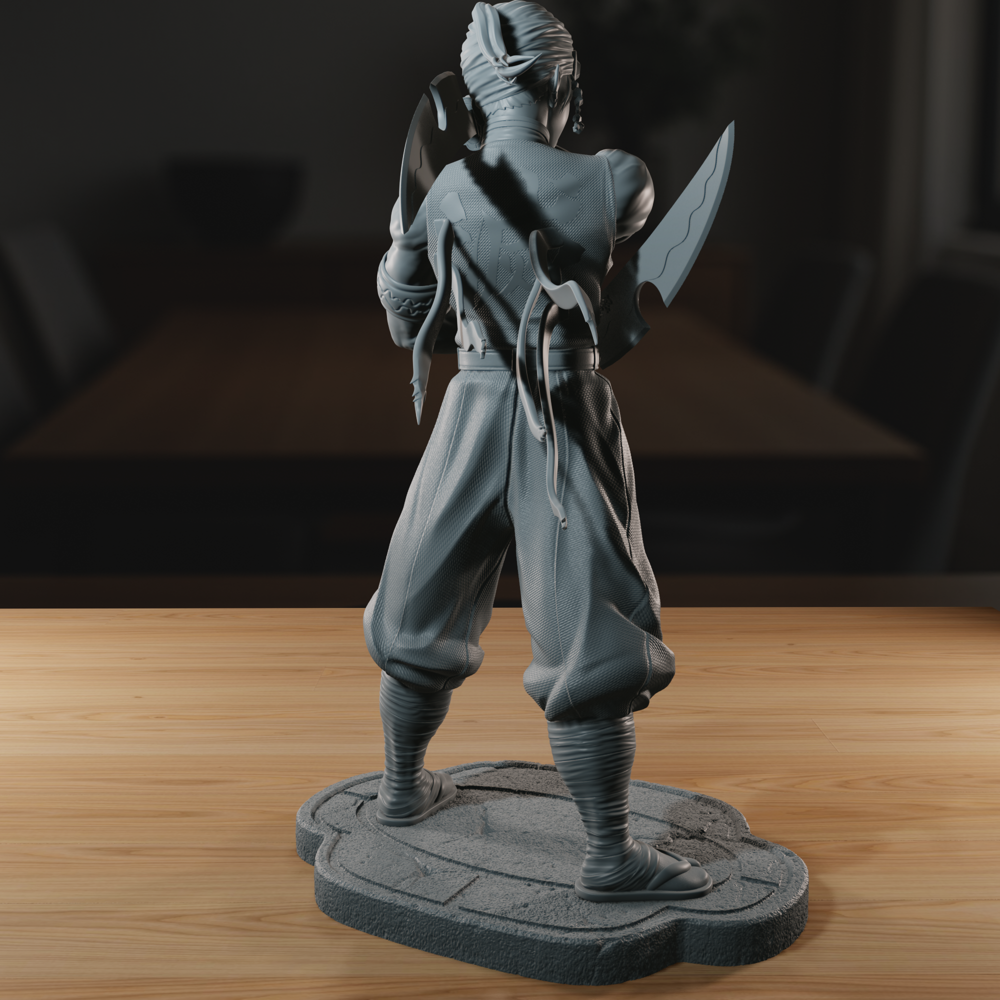 The Sound Hashira-High Detailed 16K 3D Printed Figure - Imagen 3