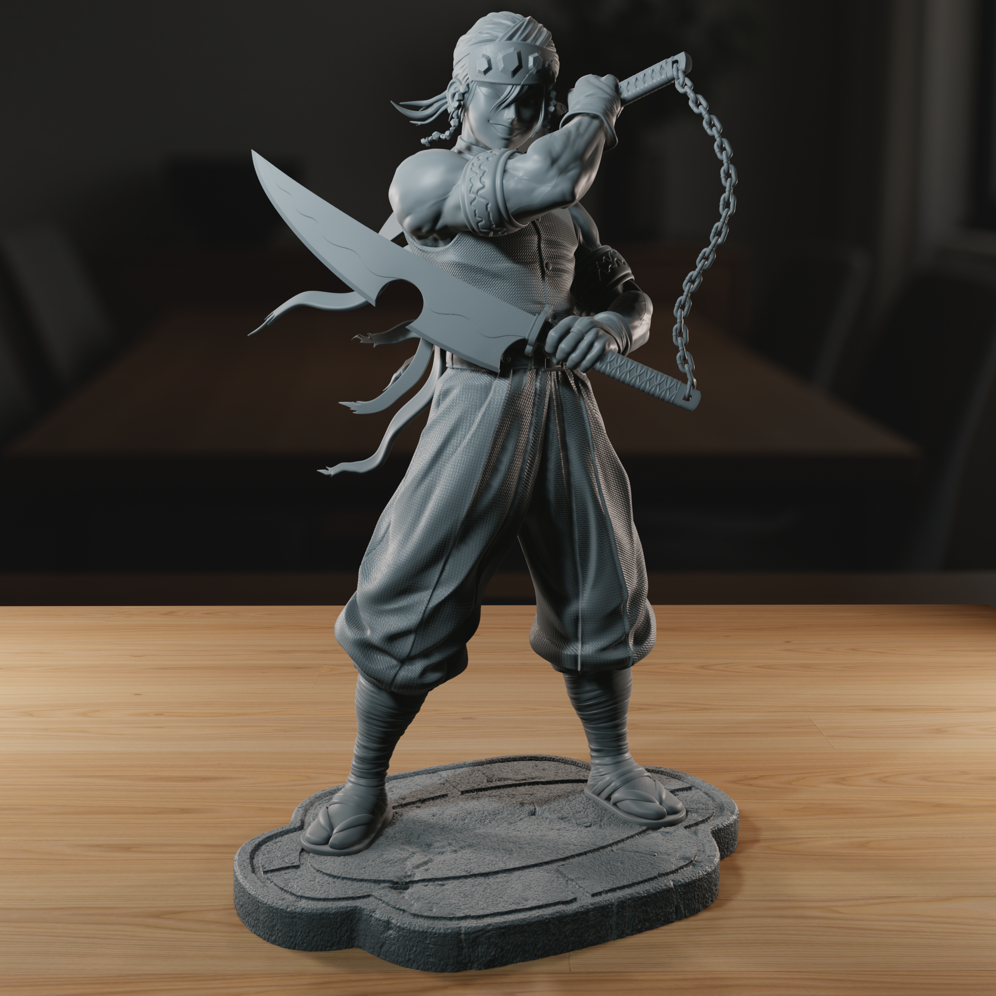 The Sound Hashira-High Detailed 16K 3D Printed Figure - Imagen 2