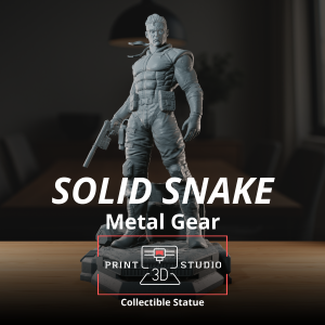 Solid snake - High Detailed 16K 3D Printed Figure