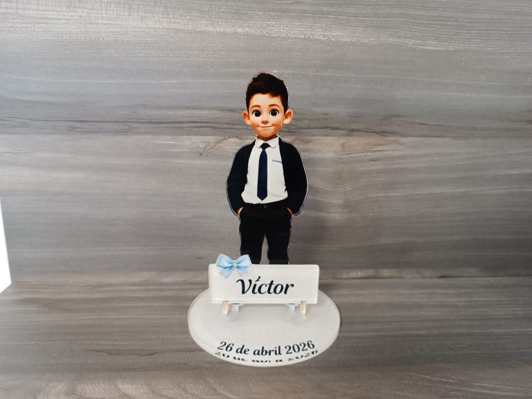 figura tarta comunion personalizada