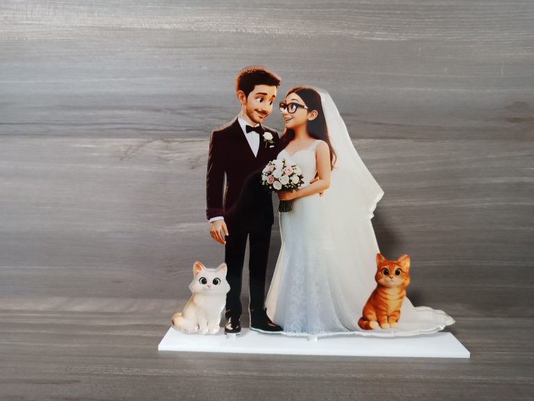 figura tarta de boda personalizada